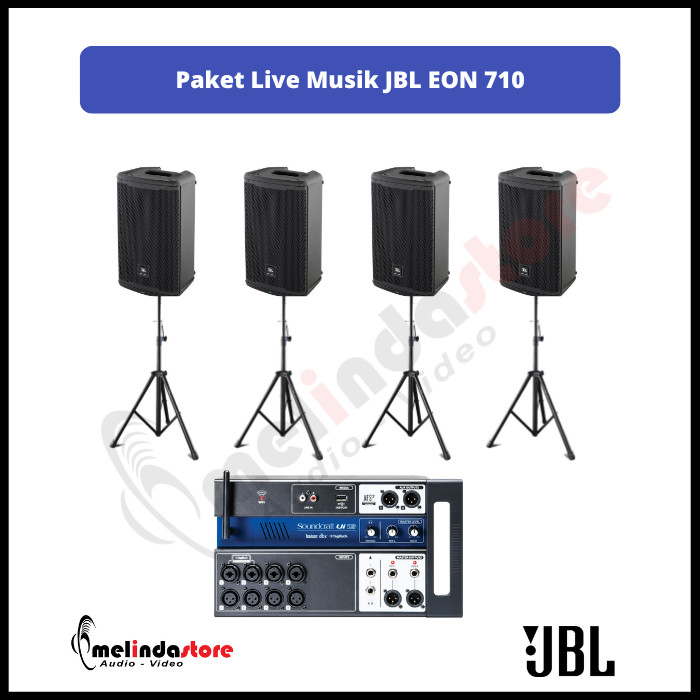 Paket live musik | auditorium | PA System | lapangan | speaker JBL EON Series - EON  710B